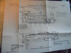 Bauplan/Musterzeichnung Güterzug-Lokomotive Elsass-Lothringen,1913 (Eisenbahn)