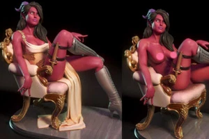 Vampiro Rojo Impresión 3D Modelo Sin Pintar GK Kit en Blanco Figura Nuevo Juguete Caliente En Stock - Imagen 1 de 10