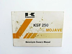 1987 87 Kawasaki KSF250 KSF 250 A1 Mojave Owners Manual Book OEM 99920-1333-01 - Picture 1 of 9