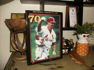 Bradford Exchange "70" Mark McGwire September 27, 1998 Plate Limited Edition - Picture 1 of 2