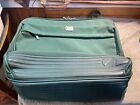 Delsey Travel Bag With Shoulder Strap Carry- On 16”x12”x8” Green Luggage 525