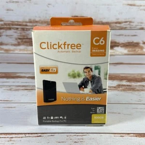 Clickfree C6 500GB Automatic Backup USB 3.0 for PC - Picture 1 of 5