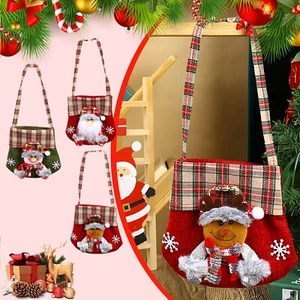 Present Bags Christmas Storage Candy Bag For Xmas Presents Party Home Decoration - Picture 1 of 18