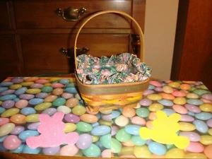 Longaberger 1998 Small Stained Easter Basket - Bild 1 von 10