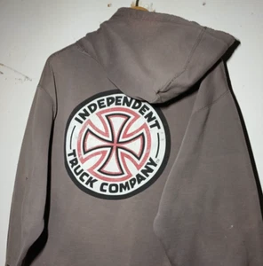 Maglione vintage indipendente skateboard truck distress anni 90 Y2K USA logo skate - Foto 1 di 8