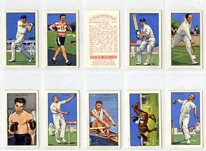 Kompletter Satz, Gallaher, Champions, 2. Serie 1935 sehr guter Zustand (GD2576) 48/48 - Bild 1 von 1