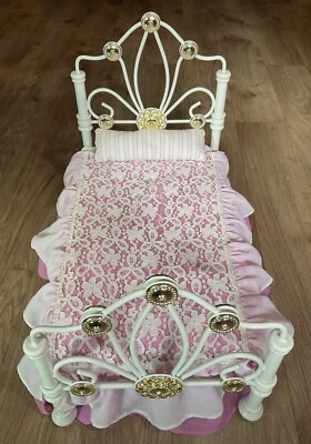American Girl Doll Rebecca White Metal Bed & Bedding - Image 1 of 4