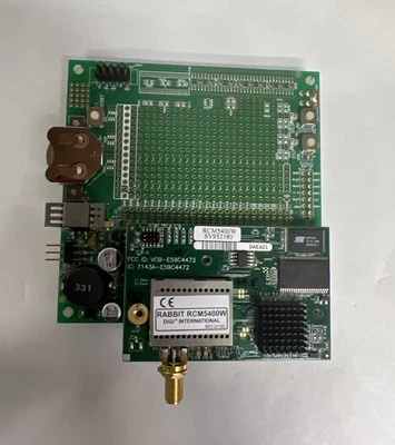 RabbitCore Digi RCM5400W , SV952180 , VCB-E59C4472 Development Kit Module  - Image 1 of 4