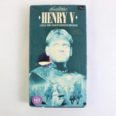 VHS Tape Henry V Starring Kenneth Branagh 1989 Previous Rental Foto 1 de 4