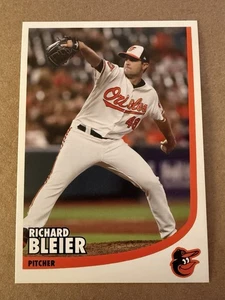 Richard Bleier Baltimore Orioles Team Issued Postcard Sized Photo - Picture 1 of 2
