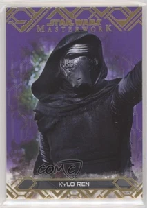 2017 Topps Star Wars Masterwork Purple 37/50 Kylo Ren #66 u6i - Picture 1 of 3