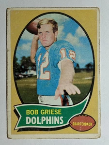 1970 Topps #10 Bob Griese (bueno) - Imagen 1 de 2