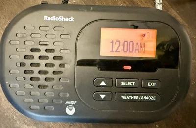 Radio Shack NOAA Weather Alert Radio And Alarm Clock 1200991 - See Video - Image 1 of 4