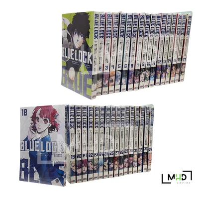 BLUE LOCK Manga (ENGLISH) HALF/FULL SET new (Vol. 1-34) - FREE SHIPPING - Image 1 of 4