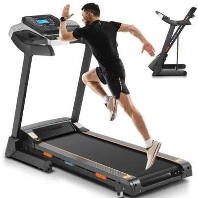 Treadmill 3.25 HP Electric Cardio Running Machine Incline Foldable for Home+Gym. - Image 1 of 4