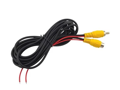 Cable de extensión universal para cámara de respaldo de 10 pies - RCA macho a hembra con cable de alimentación Foto 1 de 4