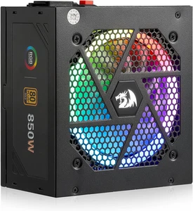RGPS-850W 80+ Gold 850 Watt ATX 3.0 & PCIE 5.0 Vollmodulares Netzteil mit 80 - Bild 1 von 12