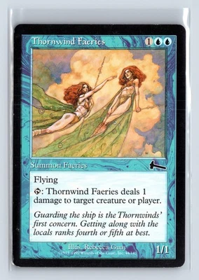 (2x) THORNWIND FAERIES – MTG Magic the Gathering Card – Urza's Legacy – Common - Image 1 of 4