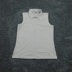 Camisa Polo Callaway Para Mujer Grande Blanca Sin Mangas Golf Top Rendimiento Elastizada - Imagen 1 de 16