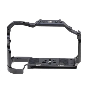 Black Camera Cage Frame w/ Cold Shoe & 1/4"-20 & 3/8"-16 For Nikon Z6III Camera - Picture 1 of 14