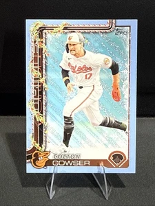 2025 Topps Holiday Light Blue Glitter Colton Cowser Baltimore Orioles #H157 - Picture 1 of 2