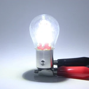 1x White 4 LED 1157 BAY15D 21/5W Car Reverse Backup Tail Stop Brake Light Bulb - Picture 1 of 12