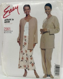 Camisa de colección McCalls 2000 patrón de costura 2561 faldas pantalones y falda talla 10-16 - Imagen 1 de 8
