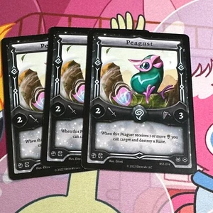 Elestrals TCG Kickstarter Founder Edition Base Set 3x Peagust NM - Picture 1 of 1