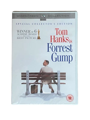 Forrest Gump DVD (2001) Tom Hanks Robert Zemeckis (DIR) Cert 12 Sealed  - Image 1 of 4