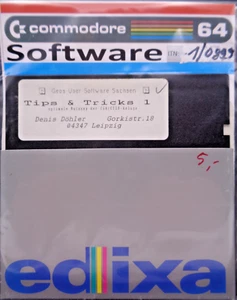 COMMODORE 64/128 -- TIPS & TRICKS 1 (GEOS USER SACHSEN - DISK) - Afbeelding 1 van 2