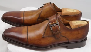 Zapatos de vestir Magnanni Marco II con correa de monje única para hombre 9,5 M cuero puntera - Imagen 1 de 12