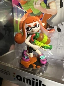 Nintendo Amiibo Inkling Girl arancione nuovo sigillato splatoon - Foto 1 di 5