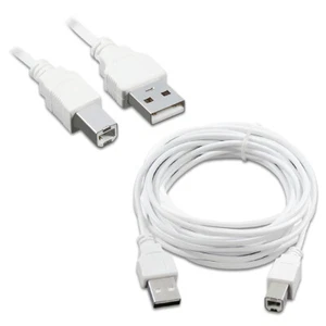 B2G1 Free 15FT 15' 15 FT FEET USB 2.0 A TO B HIGH SPEED PRINTER CABLE CORD NEW - Picture 1 of 5