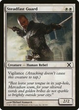 Magic MTG Tradingcard Tenth Edition 2007 Steadfast Guard 48/383
