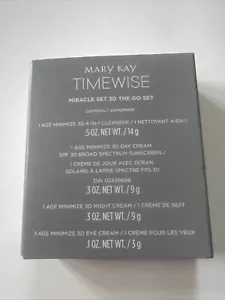 Mary Kay TIMEWISE Miracle Set 3D "Go Set" Age Minimize 089020 Exp6/20 - Picture 1 of 6
