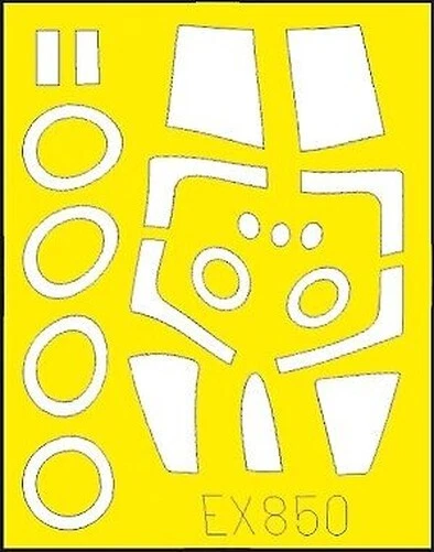Eduard EX850 1/48 Maschera Velivolo F104A/C per Kin - Immagine 1 di 1
