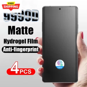4Pcs Matte Hydrogel Film Screen Protector for Samsung Galaxy S25 S24 S23 S22 S21 - Picture 1 of 42
