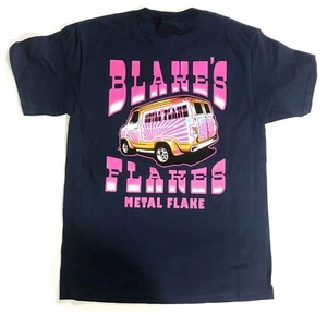 T-shirt Blakes Flakes Metal Flake blu navy scuro MEDIA - Foto 1 di 2