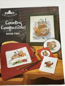 DMC Collection Country Companions Book Two Cross Stitch Pattern - Picture 1 of 4