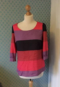 Atemberaubendes gestreiftes Polyester Top von Next Gr. 8 - Bild 1 von 3