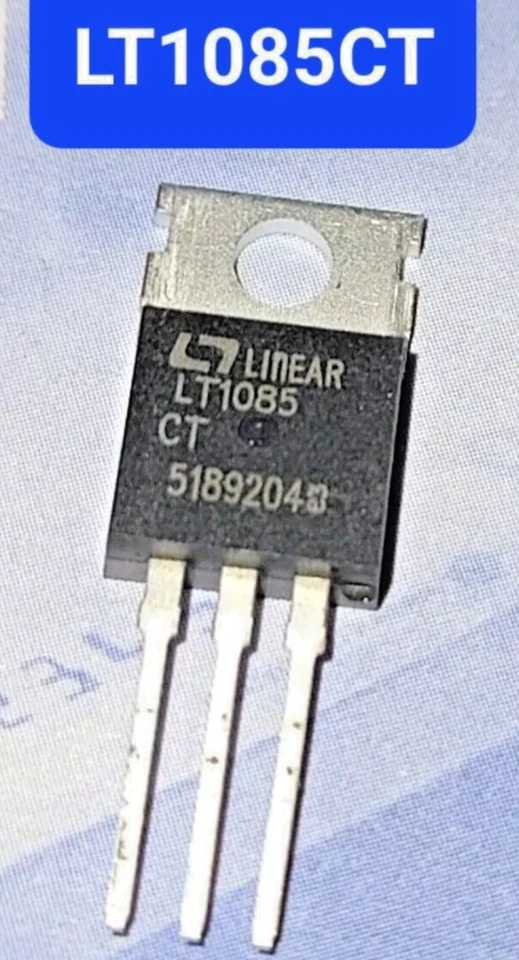 2PCS Original LINEAR TECHNOLOGY LT1085CT-3.3   LINEAR ADJ 3.3V 3AMP! TO220-3, US - Image 1 of 1
