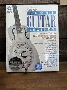 eMedia Blues Guitar Legends CD-Rom Tutorial Blues Music Learn at Home - Picture 1 of 3