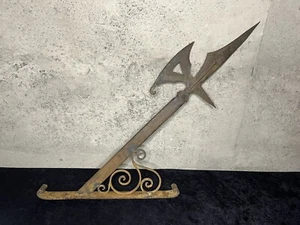 Vintage Metal Axe Wall Bracket Lantern Electric Light Fixture Holder - Picture 1 of 8