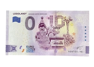 0 Euro € Lego Souvenir Jubiläum Sammler Schein Banknote 2022/23 NEU XEQT-00 NRW - Bild 1 von 2