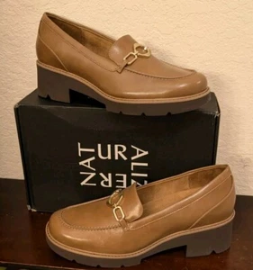 Naturalizer Cabaret Slip-On Shoes Loafer Women’s 11W NWOT 11 WIDE 2" Heel - Picture 1 of 10