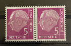 BRD 1954: 5 Pf. Heuss, Mi 179x, waagrechtes Paar, postfrisch. (59)