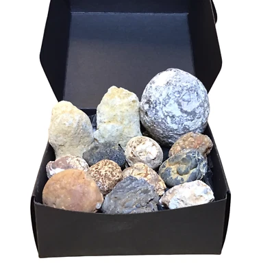 13 teilige Geodensammlung aus aller Welt mit Beschreibung - Handmade - Bild 1 von 4