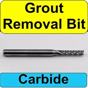 Carbide Grout Removal Tile Cutting Bit Tool - 3/32" Diameter - - Picture 1 of 2