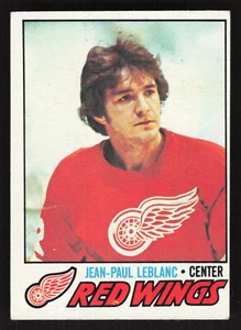 Jean-Paul LeBlanc 1977-78 Topps #133 Detroit Red Wings VG CR {0807 - Picture 1 of 2