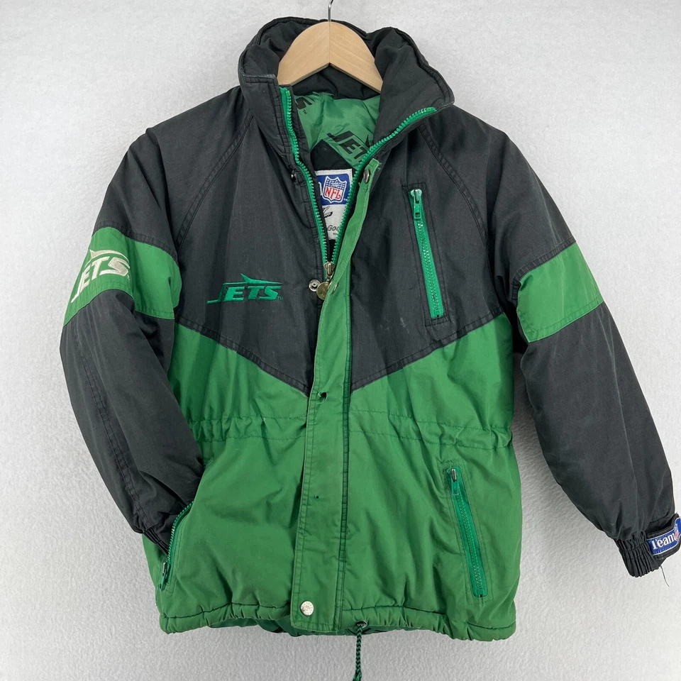 Chaqueta de los NEW YORK JETS para Hombres S NFL Triple Fat Goose Puffer Fútbol Verde De Colección Foto 1 de 4